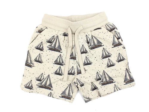 En Fant cement sailboat sweatshorts